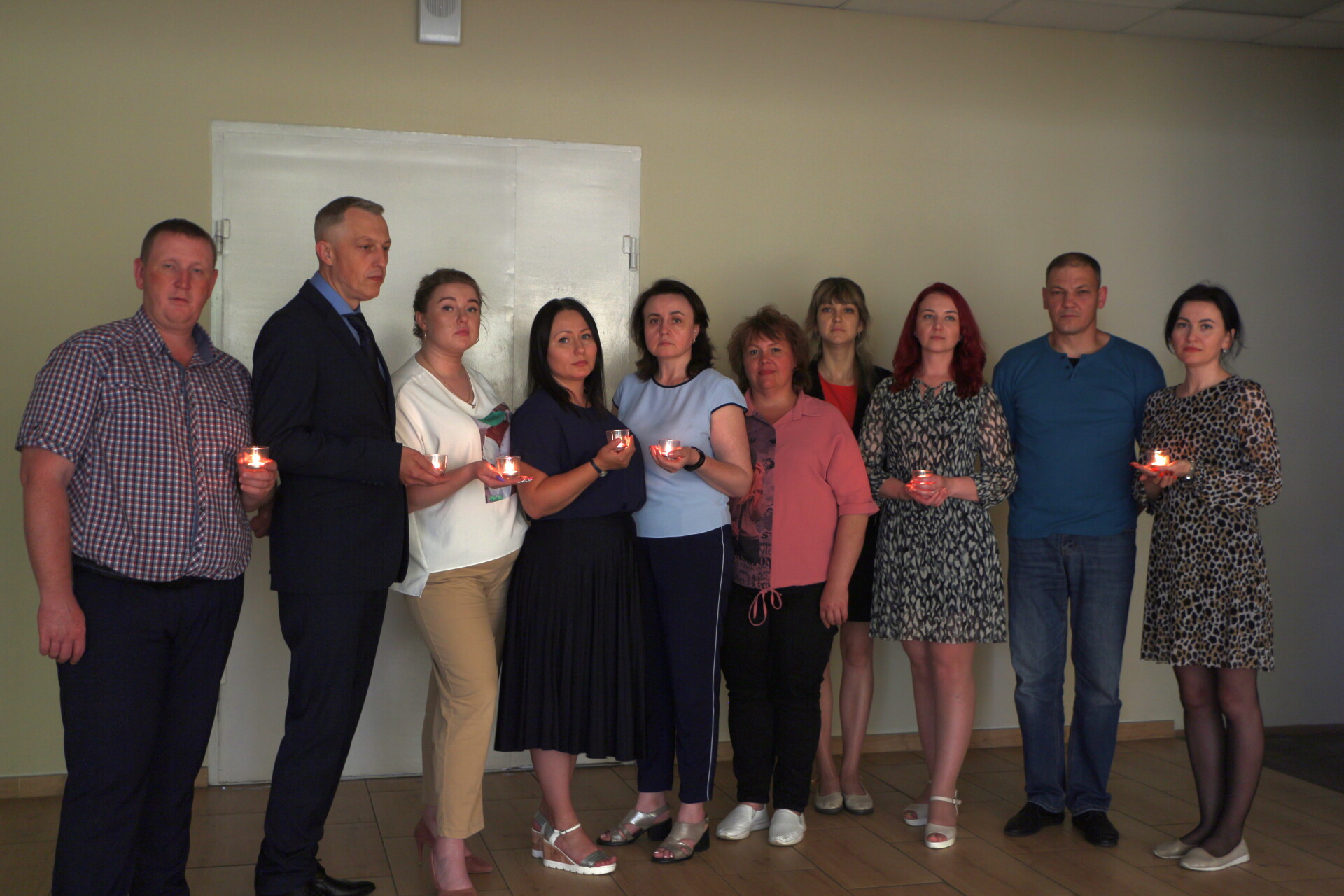 Сотрудники АО «ХЭС» присоединились к общероссийским акциям «Минута молчания» и «Свеча памяти»