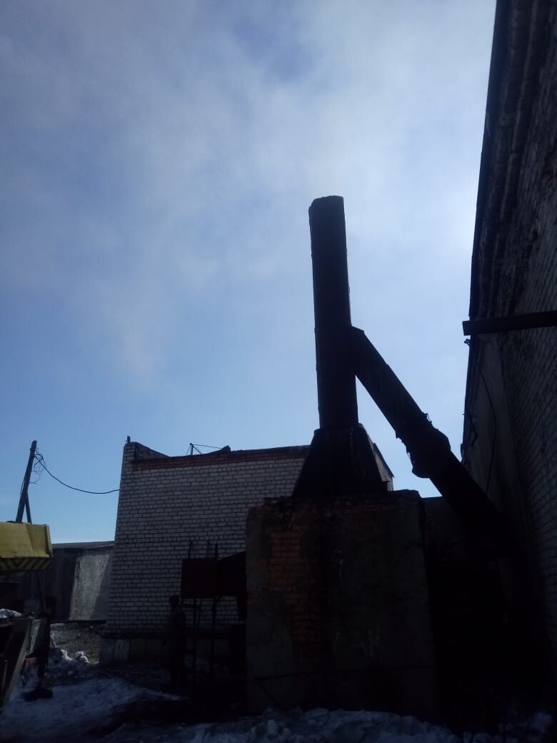 АО «ХЭС» оперативно отремонтировала вышедшую из строя трубу дымоотведения на котельной в Заветах Ильича